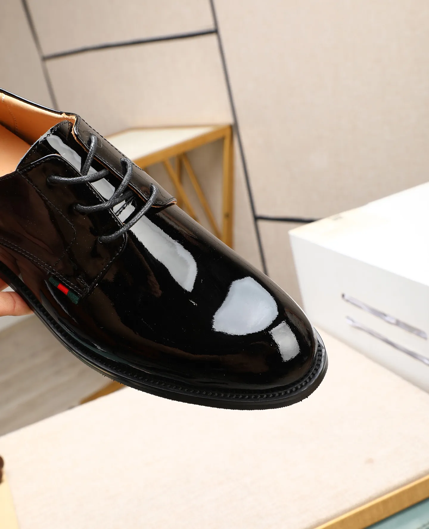 Men's shoes 💰520 📛📛Original (water-dyed cow lining) GUCCI official website formal shoes🌀 Italian 🇮🇹Imported cowhide➕Top imported water-dyed cowhide lining💋Finely handmade Original bottom, the real thing looks better when photographed in person Standard size 38-44